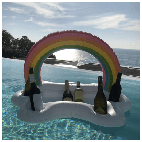 Floating Bar With Rainbow