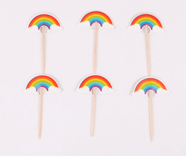 Cupcake Und Kuchendekoration Regenbogen