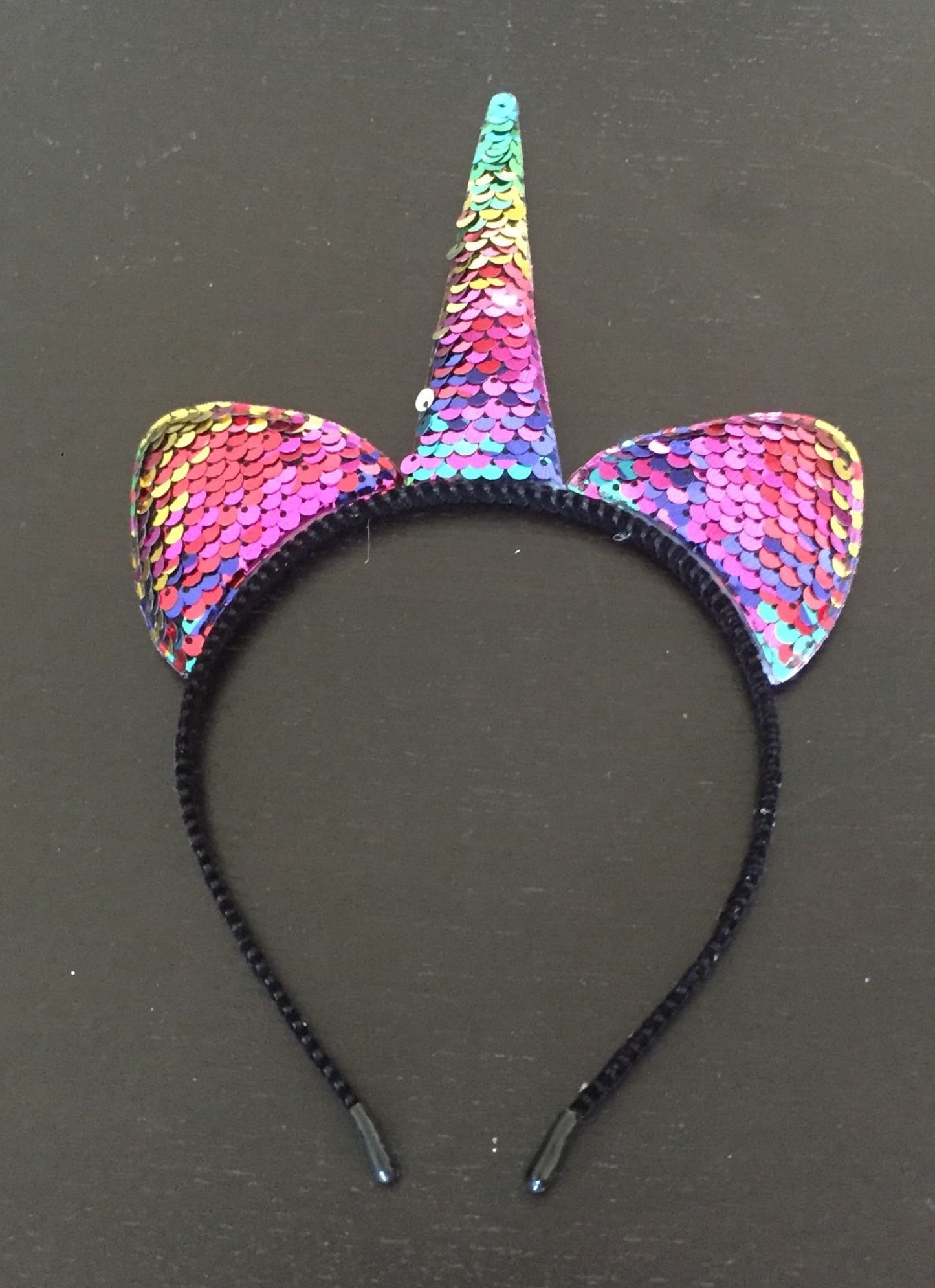 Haarreif Einhorn Mit Regenbogen Pailetten