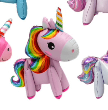 Petit ballon licorne 58 x 55 cm