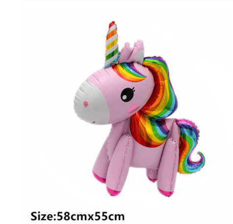 Petit ballon licorne 58 x 55 cm