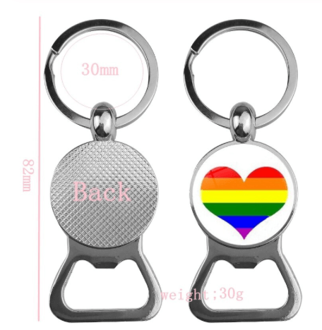 Flaschenöffner Mit Regenbogenherz