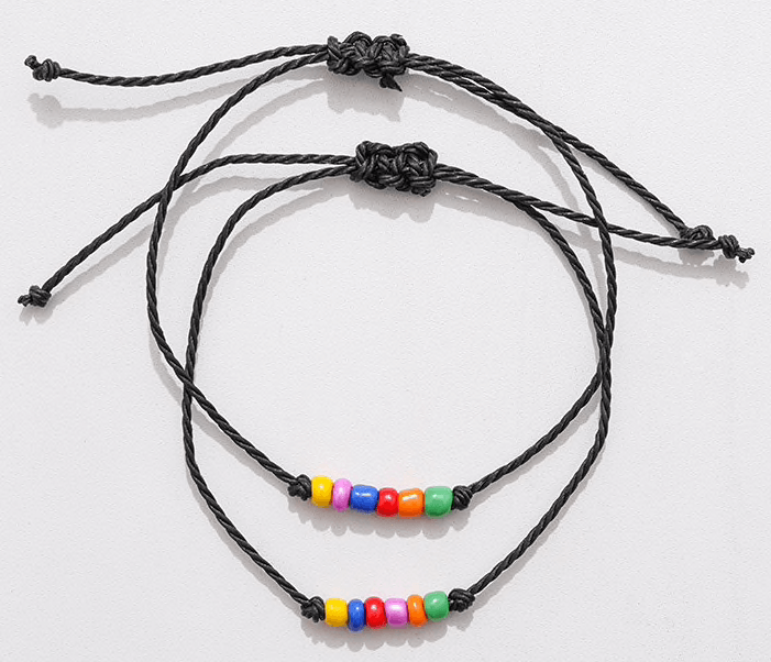 Regenbogenarmband 1 Set À 2 Stück