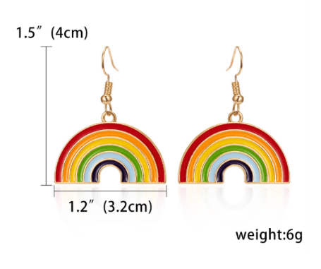 Vintage rainbow jewelry available in 4 different combinations