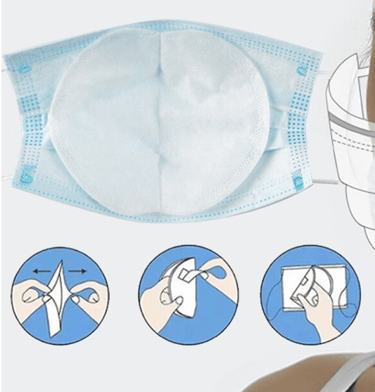 Tampons filtrants pour masque buccal Tampons filtrants ronds arc-en-ciel