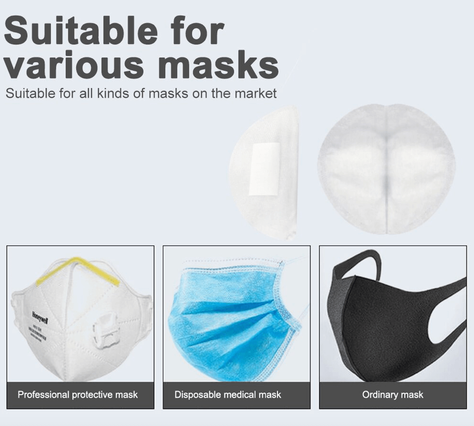 Tampons filtrants pour masque buccal Tampons filtrants ronds arc-en-ciel