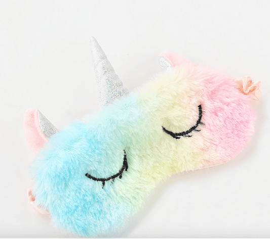 Masque de sommeil licorne 3D avec les yeux bandés
