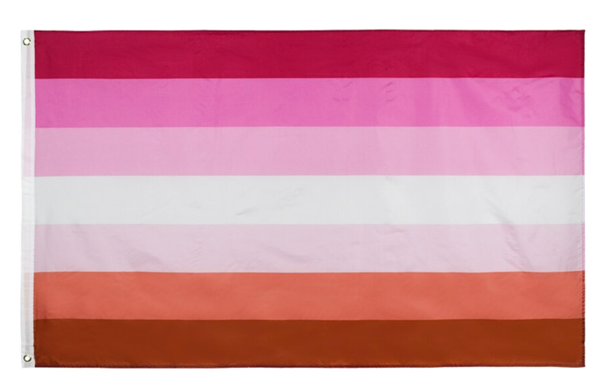 Drapeau lesbien 90 x 150 cm