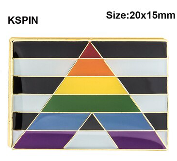 Wunderschöner Straight Ally Pin