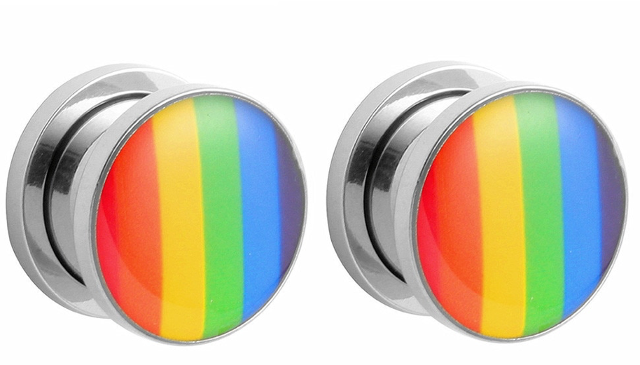 Cooler Regenbogen Plug Variante Regenbogen