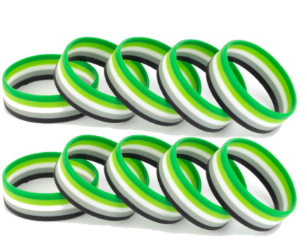 Armband Aromantic Aus Silikon