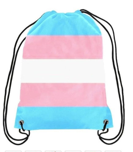 Sac à dos avec cordon de serrage transgenre