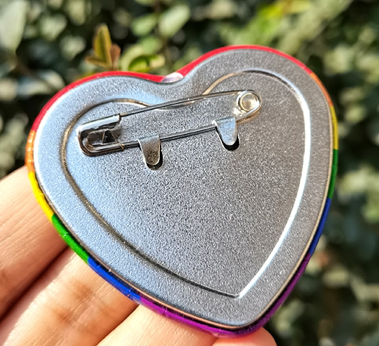 Bouton Coeur Asexué
