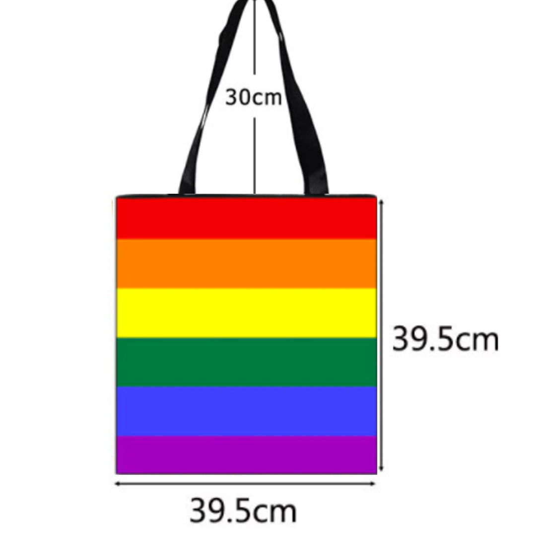 Sac arc-en-ciel à rayures arc-en-ciel