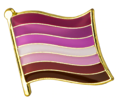 Pin's Drapeau Lesbienne