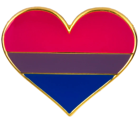 PIN Coeur Bisexuel