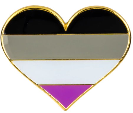 PIN Coeur Asexué