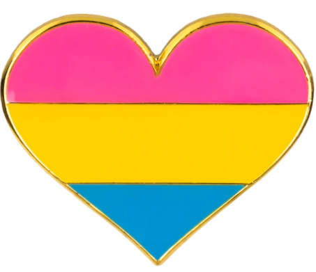 PIN Coeur Pansexuel