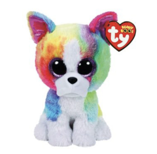 Dog with rainbow fur