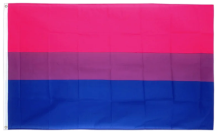 Drapeau bisexuel 90 x 150 cm
