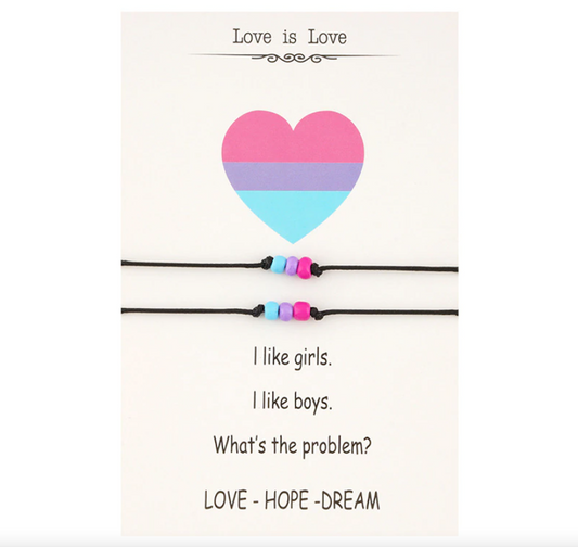 Bracelet fin bisexuel 1 lot de 2 pièces