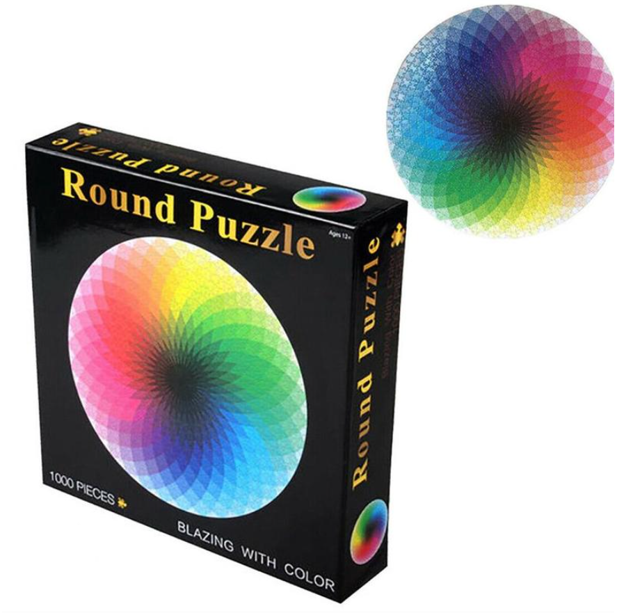 Cooles Regenbogen Puzzle mit 1000 Teile