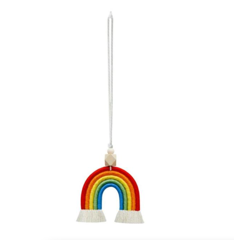 Macrame hanger rainbow