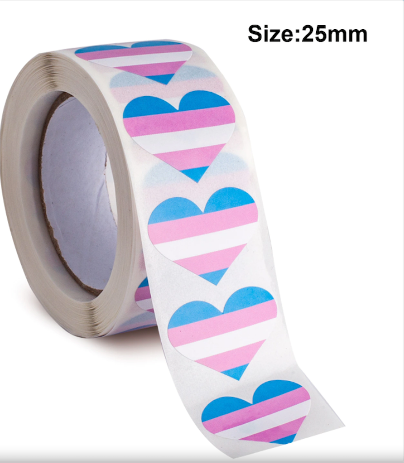Sticker Heart Transgender