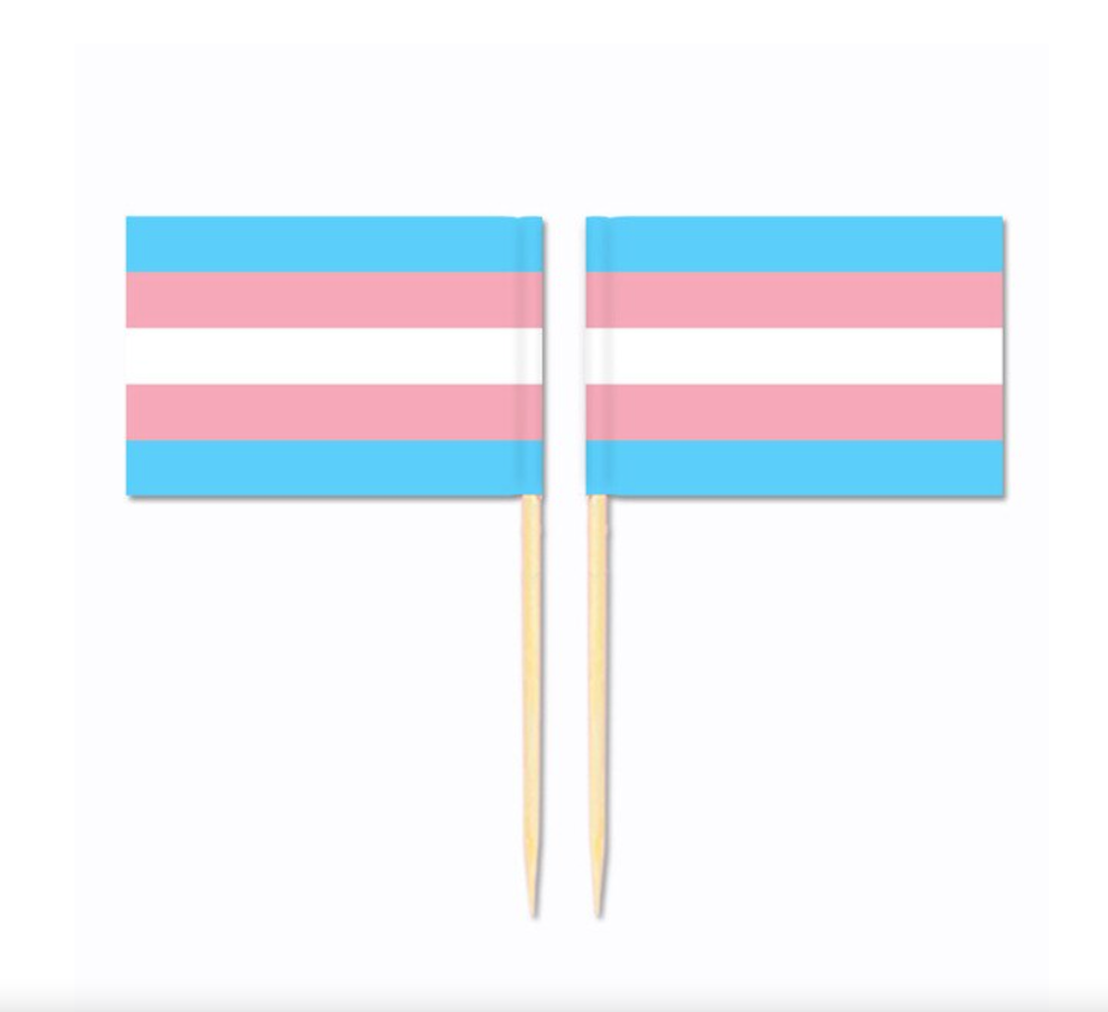 Transgender toothpicks for canapés