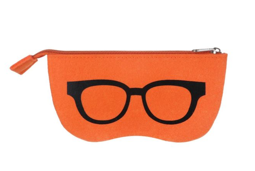 Oversize Regenbogenbrille inkl. Brillen-Etui