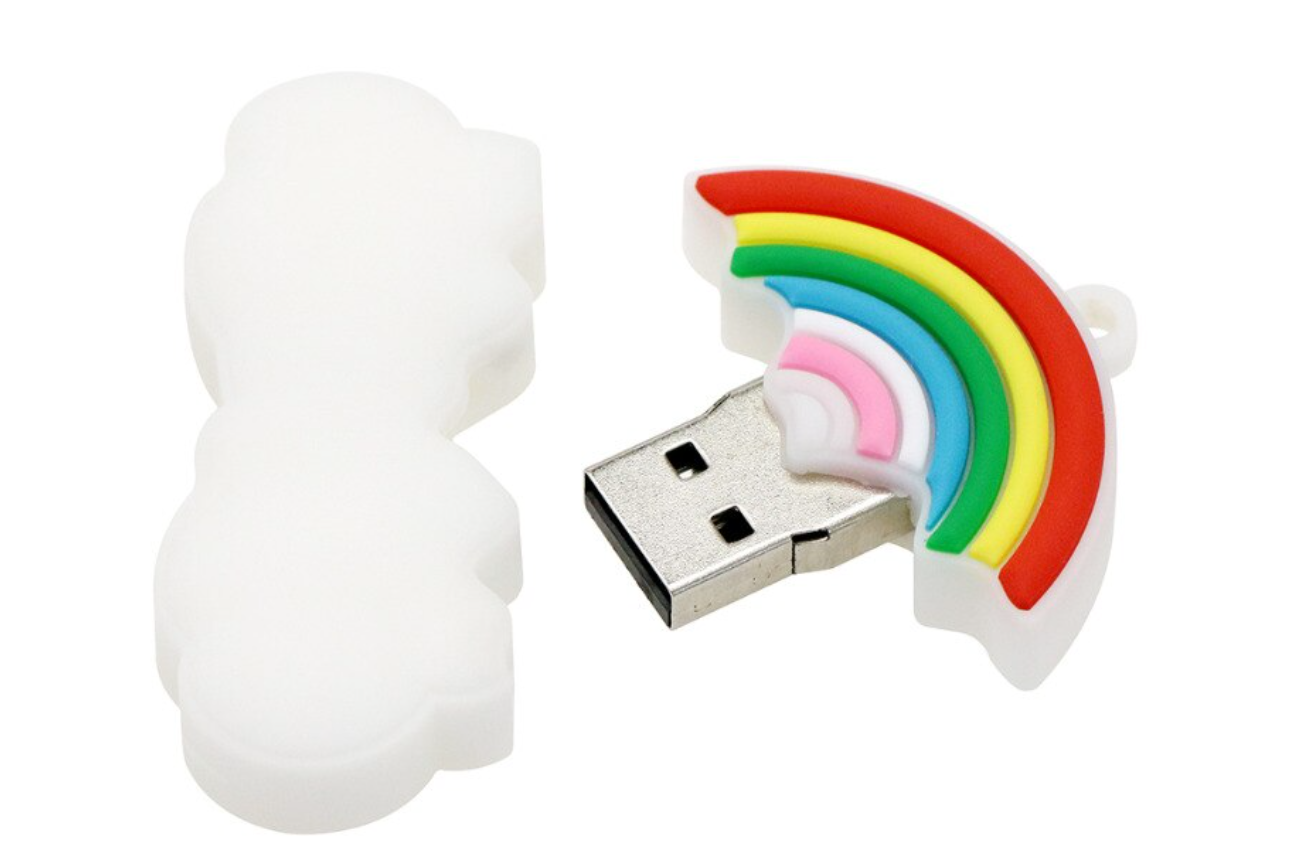 USB Stick - Rainbow with Cloud - 64GB