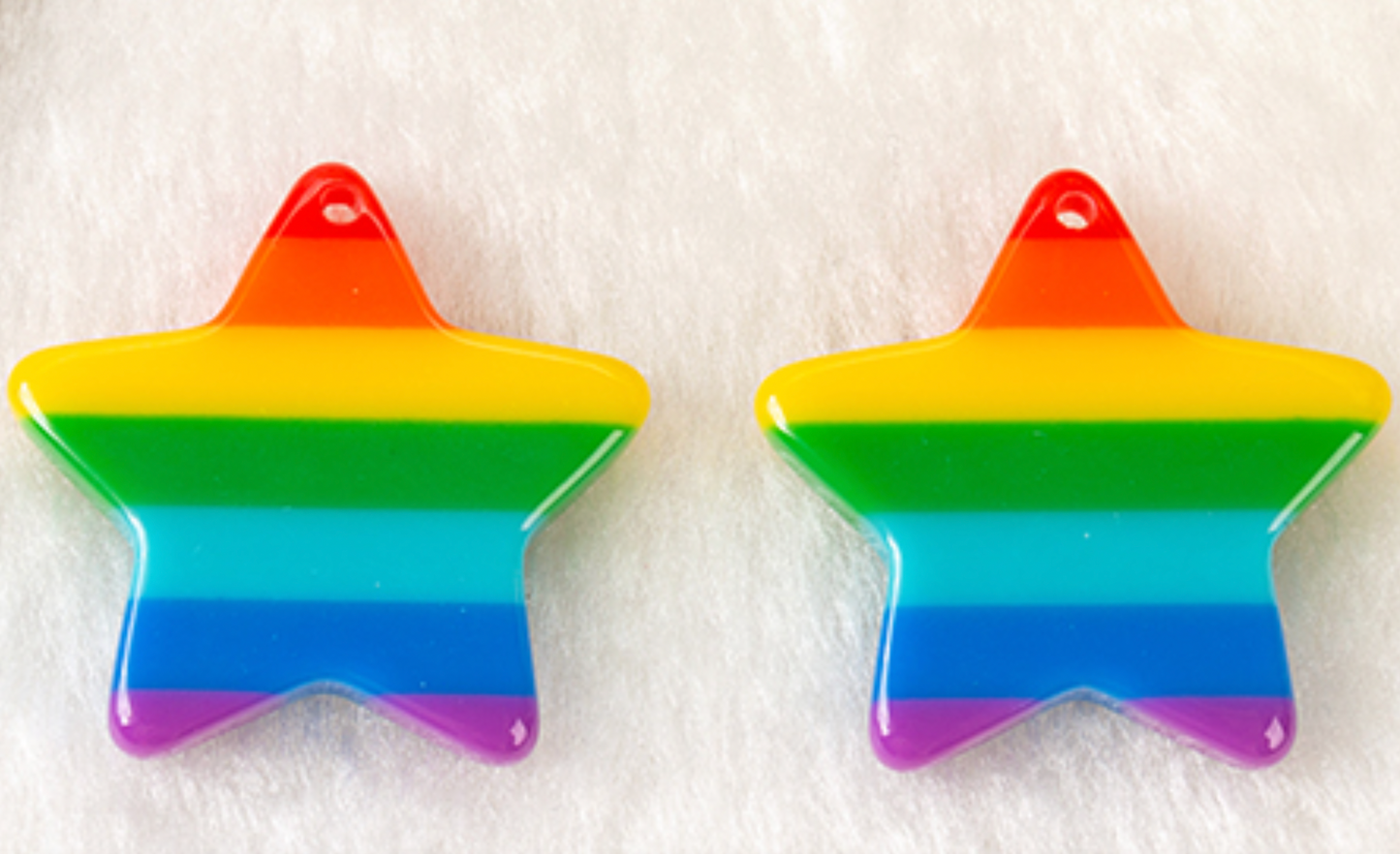 Regenbogenstern aus Kunststoff - vielseitige Verwendung möglich