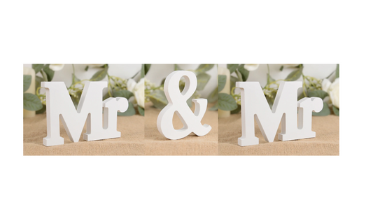 Mr Mr décoration de mariage à mettre en place