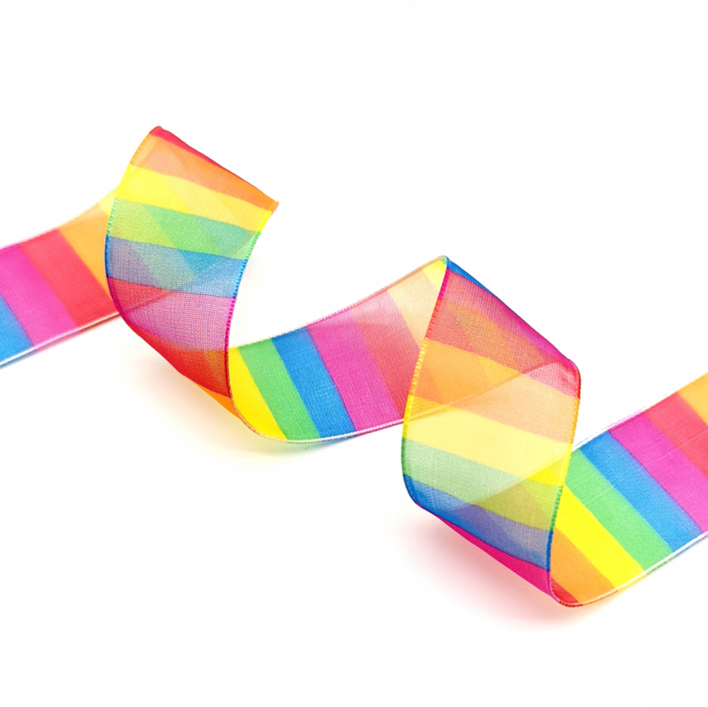 Geschenkband breit Regenbogen