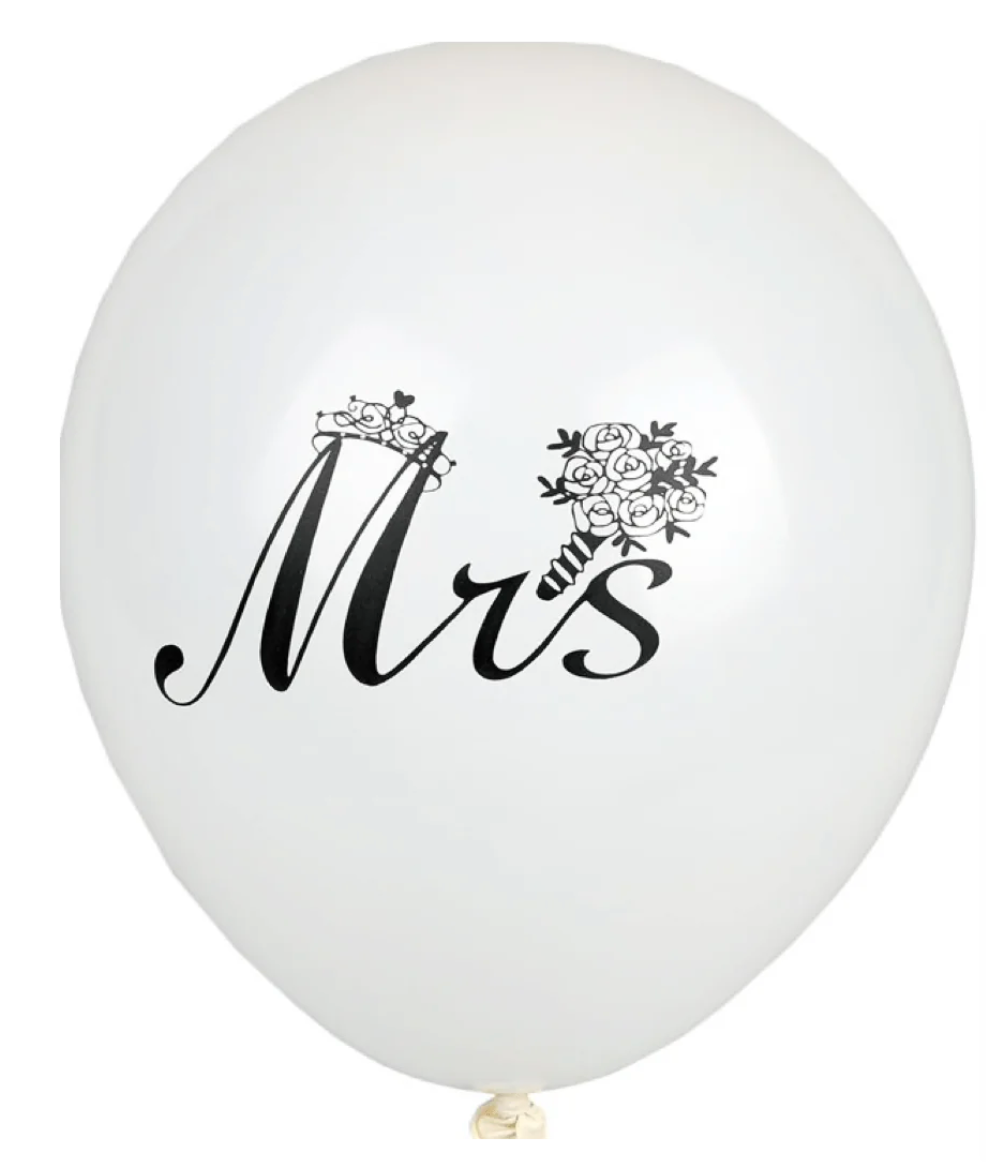 Hochzeitsdeko Ballon Mrs Oder Mr