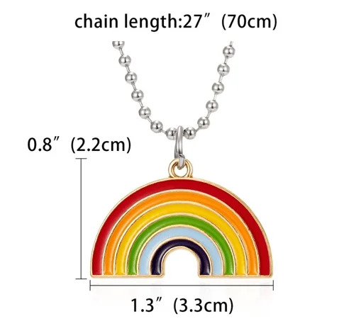 Vintage rainbow jewelry available in 4 different combinations