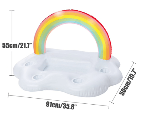 Floating Bar With Rainbow