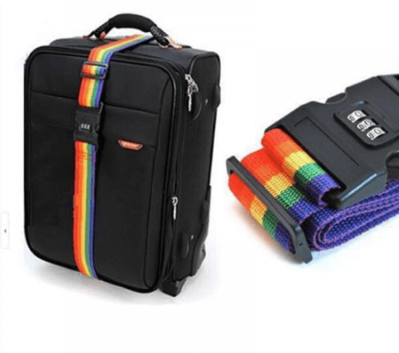 Gurtband Gepäck Im Regenbogendesign