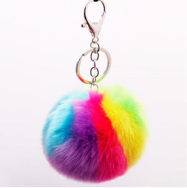 Schlüssel Und Taschenhänger Regenbogenkugel