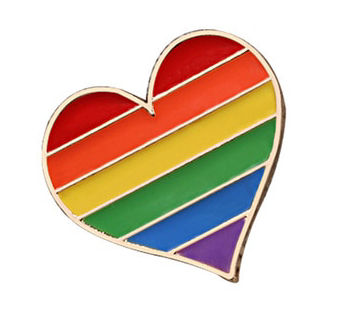 PIN Rainbow Heart