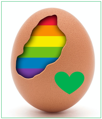 Eiei You have found the rainbow egg with the green heart. Find all three eggs and you will receive a free gift.
