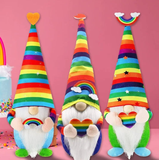 Regenbogen Wichtel - erhältlich in drei verschiedenen Farben