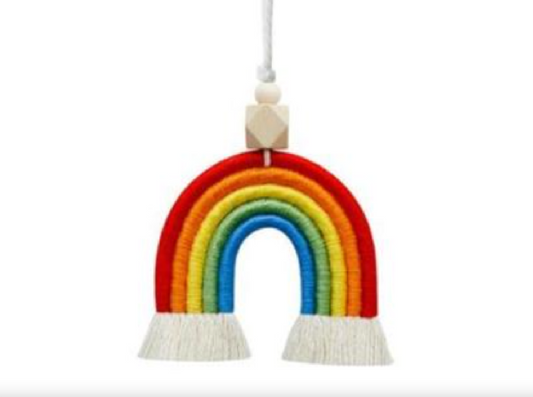 Macrame Aufhänger Regenbogen
