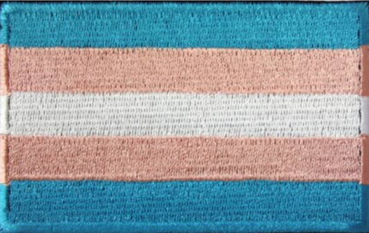 Klett Patch Transgender - Klettaufnäher gestickt