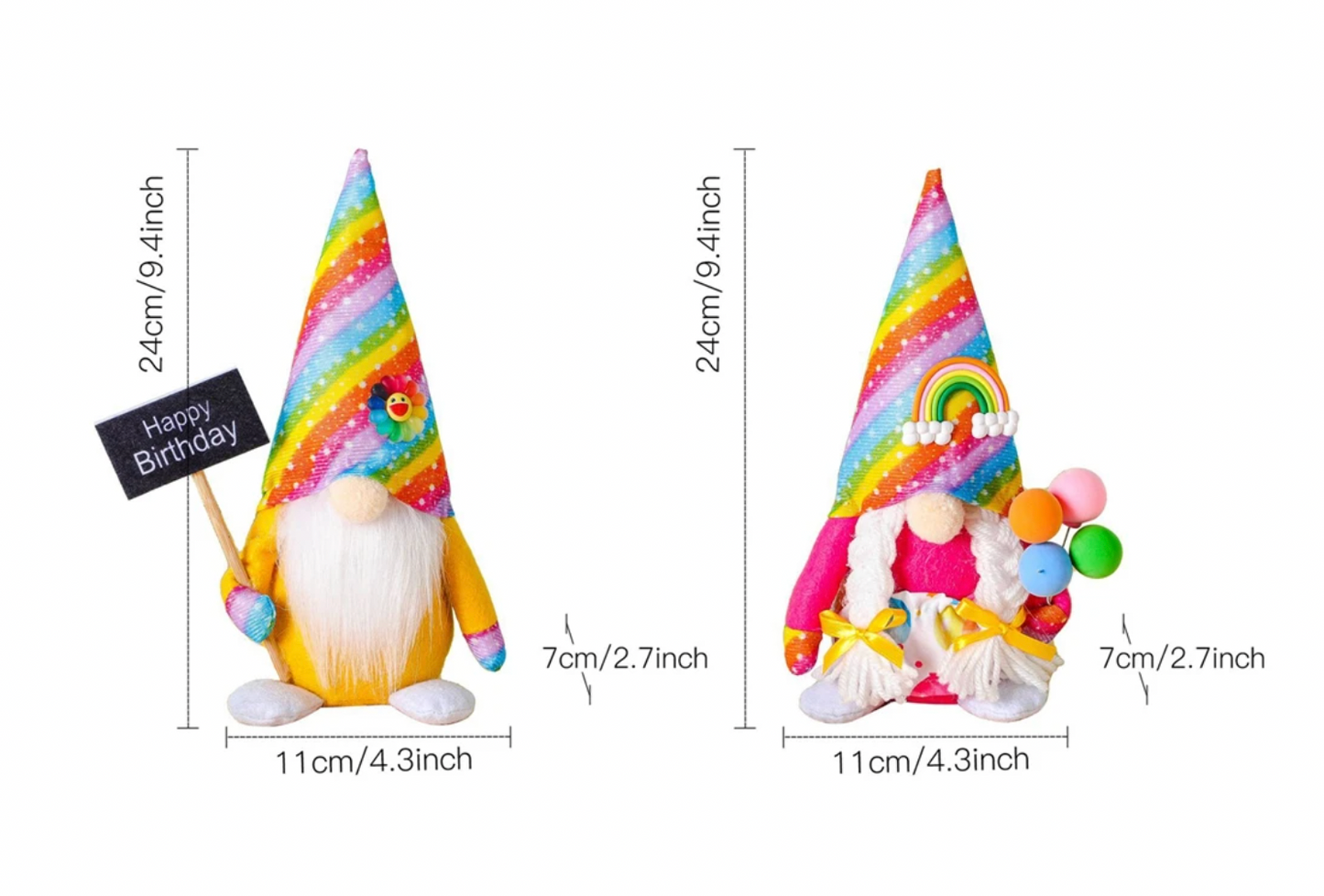 Gnome Couple "Happy Birthday"