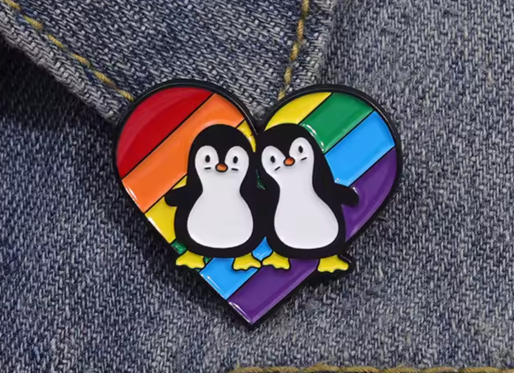 Pin - Herz "Pinguin"