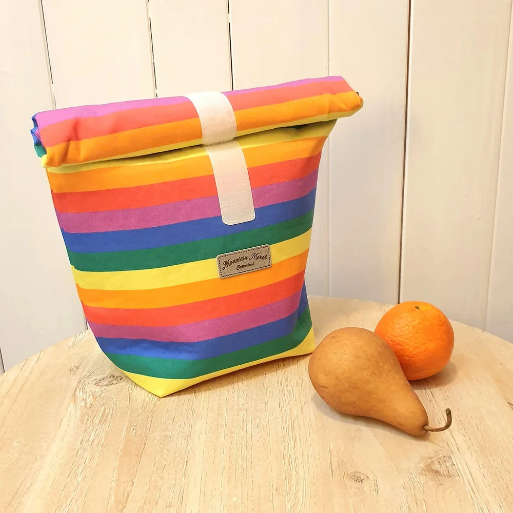 Baumwollstoff Regenbogendesign