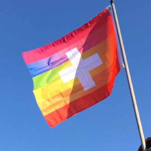 Édition spéciale - Drapeau arc-en-ciel Suisse