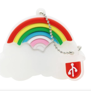 USB Stick - Regenbogen mit Wolke - 64GB