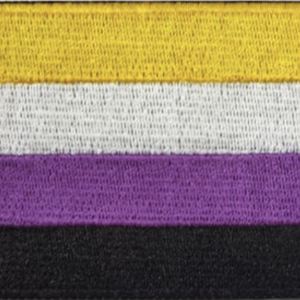 Velcro Patch nonbinary - Velcro Patch embroidered